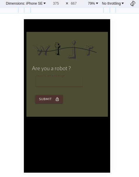 Example of captcha